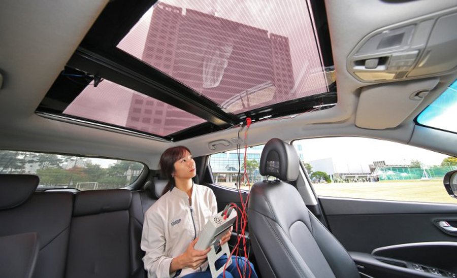 提高燃油效率 现代汽车研发太阳能充电系统