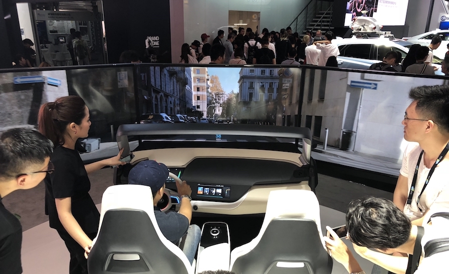 2018 CES Asia：起亚发布未来HMI智能驾驶舱亮相