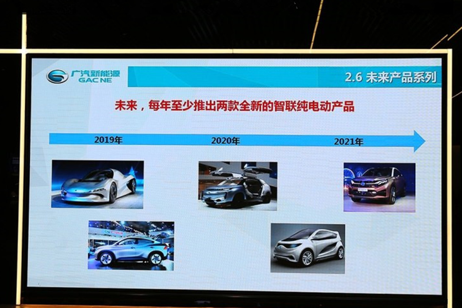 曝广汽新能源新车规划 明年打造第二代纯电平台