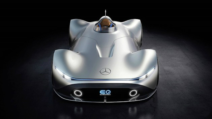 僅一個座椅 奔馳發(fā)布EQ Silver Arrow概念車官圖
