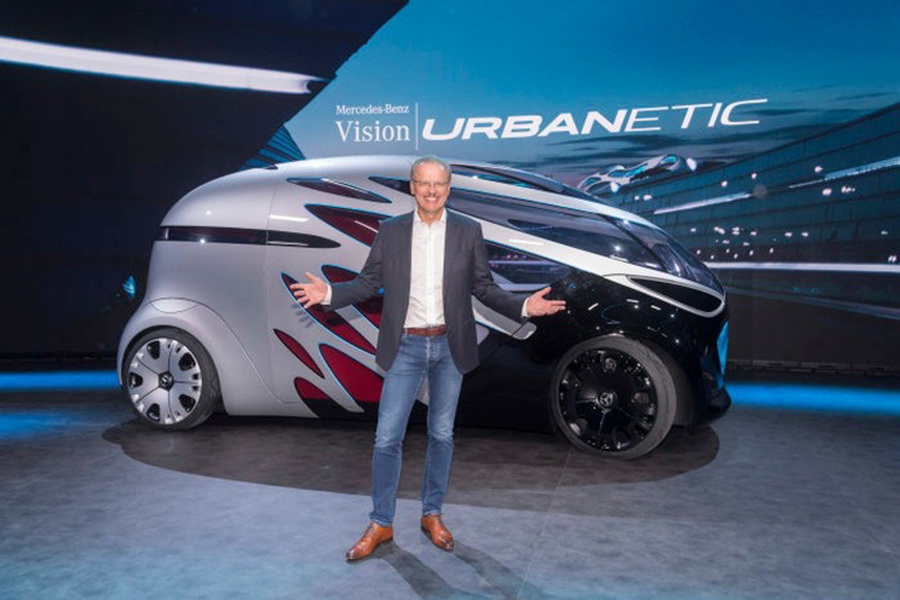奔驰发布Vision URBANETIC概念车 纯电/无人驾驶