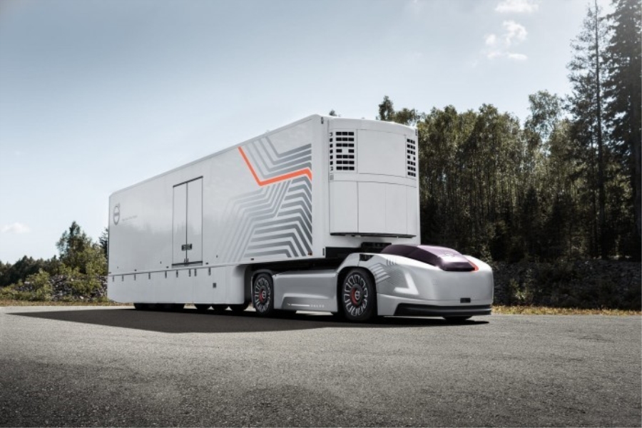 沃尔沃发布电动汽车Vera概念图  用于货物运输