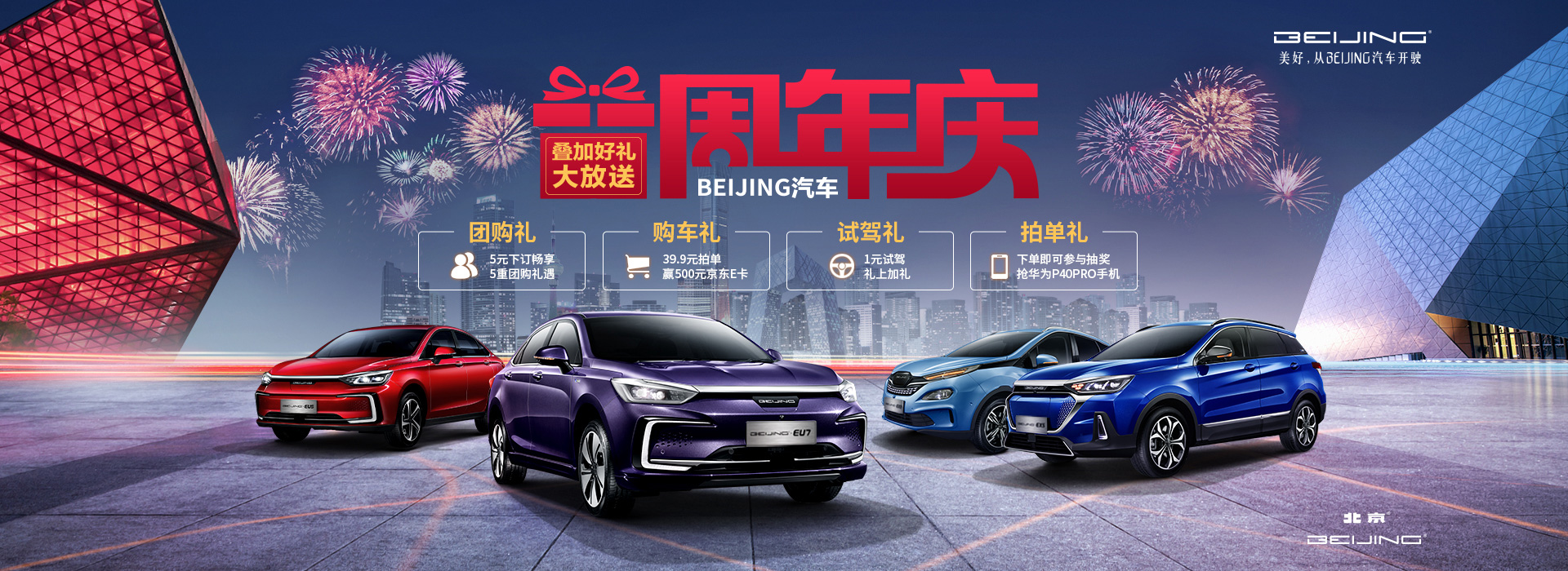 北京摇号新政将实施 “无车家庭”选BEIJING-EU5还是秦EV？