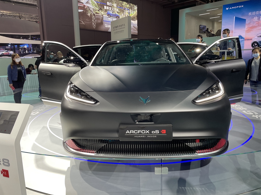 2021上海车展：ARCFOX阿尔法S/华为HI版正式亮相