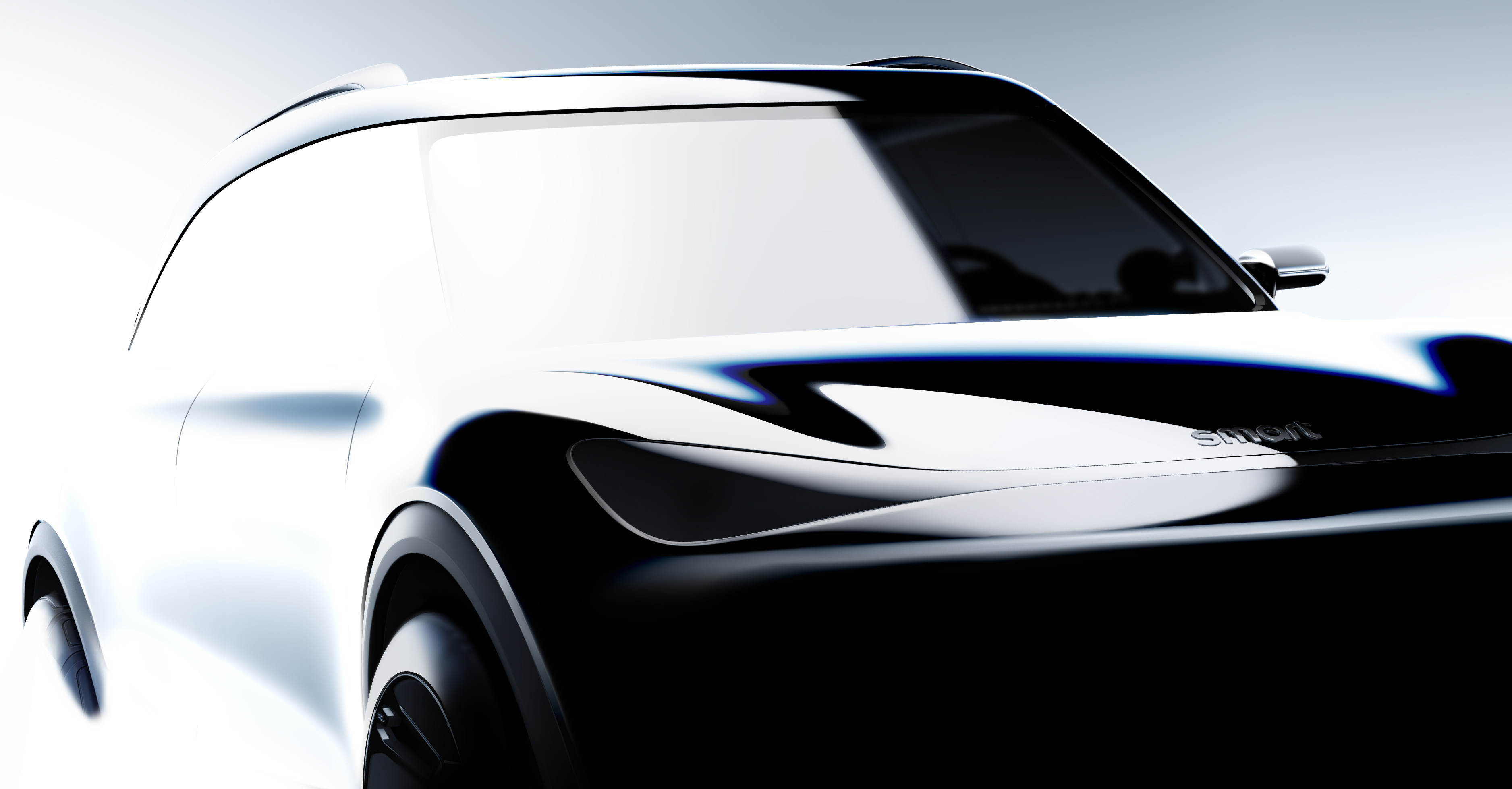 2022年上市 smart全新纯电动SUV设计图曝光