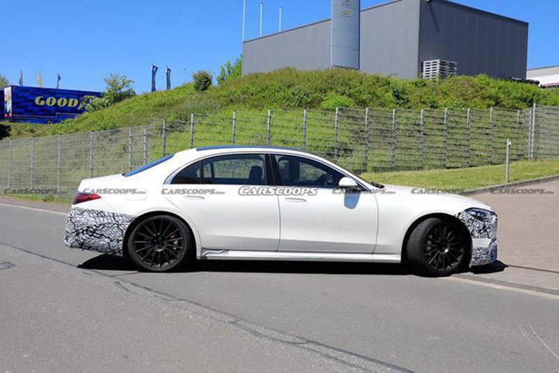 4.0T、V8发动机、还能来点电 梅赛德斯-AMG S 63e低伪装谍照曝光