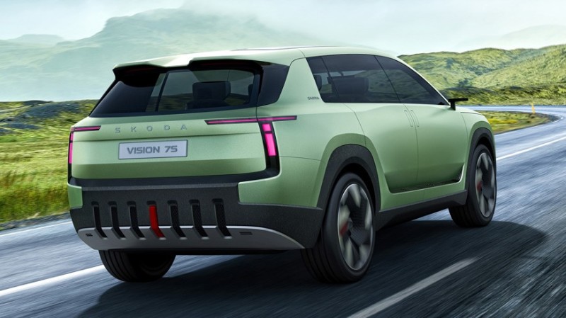 有望在2024年正式亮相 斯柯达全新纯电SUV假想图曝光