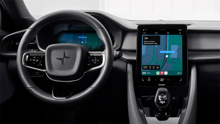 ​极星2拓展续航里程助手车载APP及苹果CarPlay功能
