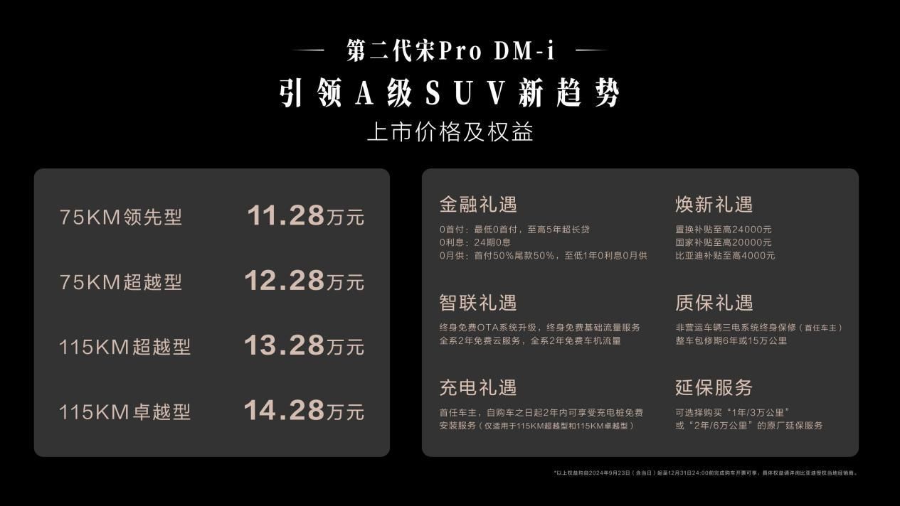 大美智省值！第二代宋Pro DM-i上市 11.28萬元起