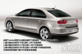 图解全新西雅特Toledo 极具运动气质的紧凑型轿车