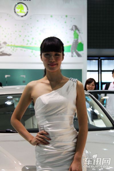 上汽斯柯达2号车模