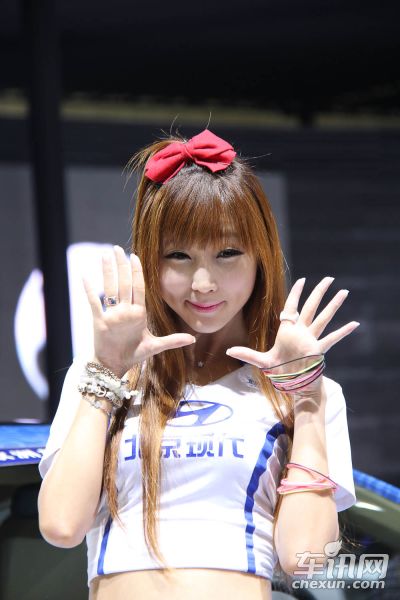 北京现代1号车模