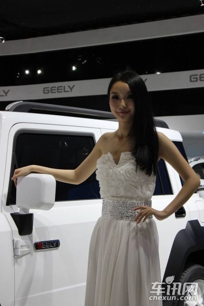 吉利汽车1号车模