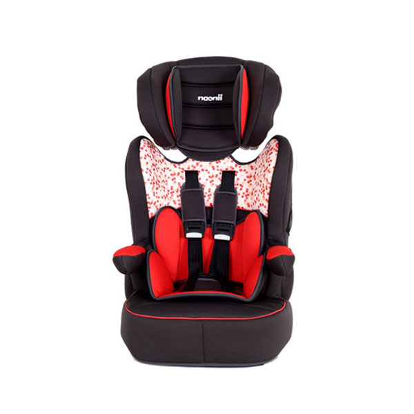 诺尼亚(Naonii) 汽车儿童安全座椅 9个月-12岁婴儿坐椅 小红点+ISOFIX接口