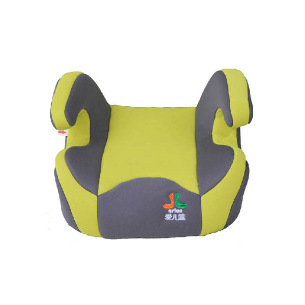 爱儿篮汽车儿童安全座椅增高垫4-12岁婴儿宝宝安全座椅 满天星 绿灰色