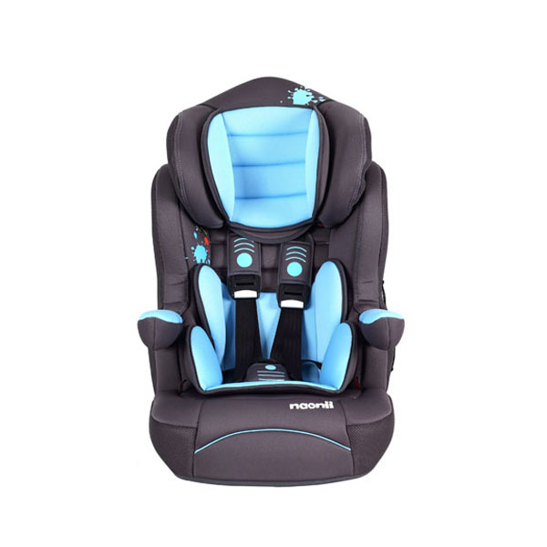 诺尼亚(Naonii) 汽车儿童安全座椅 9个月-12岁婴儿坐椅 泼墨蓝+ISOFIX接口