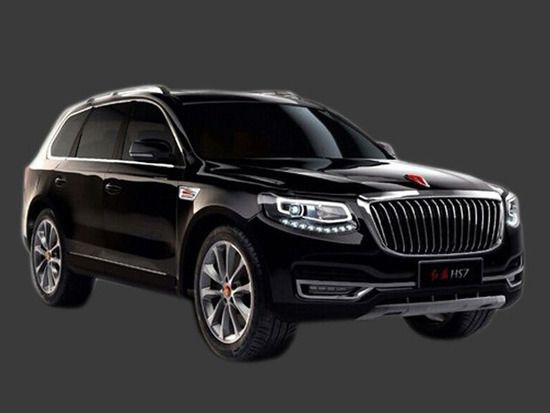 红旗中大型SUV车型HS7谍照 将于年内上市