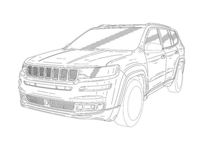 Jeep全新7座SUV曝光 或为云图概念车量产版