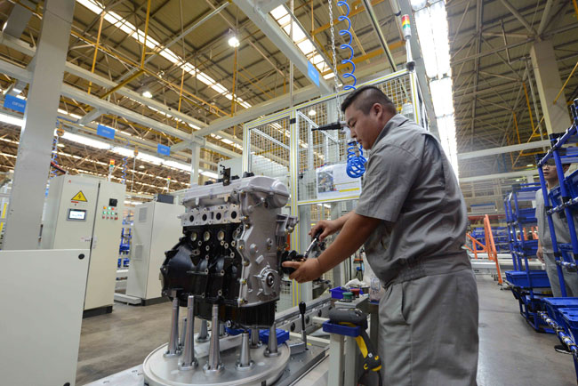 华泰自主研发1.5T发动机下线 升功率75千瓦