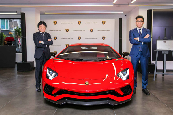 兰博基尼香港全新展厅于湾仔星街隆重开幕