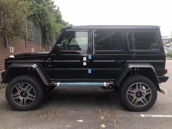 奔驰G500酒红色全国仅此一台免豪车税。_车讯