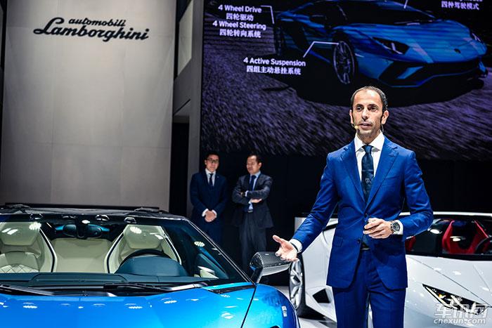兰博基尼Aventador S敞篷版登陆广州车展
