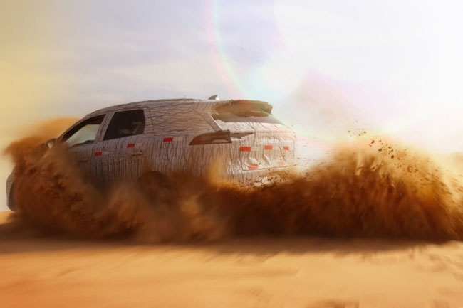 比亚迪全新一代SUV沙漠测试伪装谍照曝光