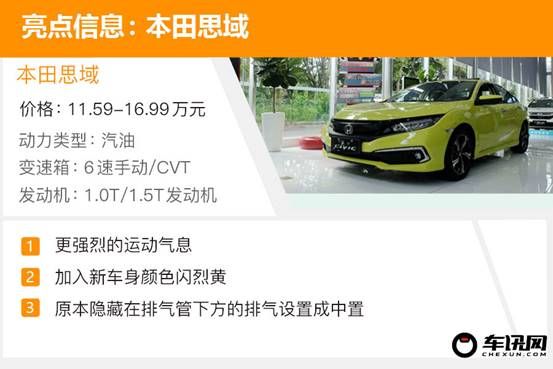 经典依旧 运动升级 实拍2019款思域    