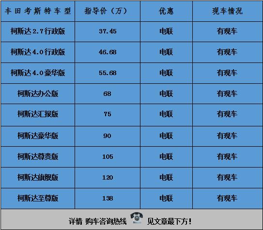 歉田考斯特12座报价 定制版12座考斯特