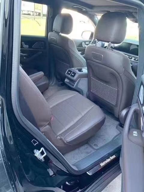 20款奔驰GLS450报价 美规黑咖黑色鹿皮顶