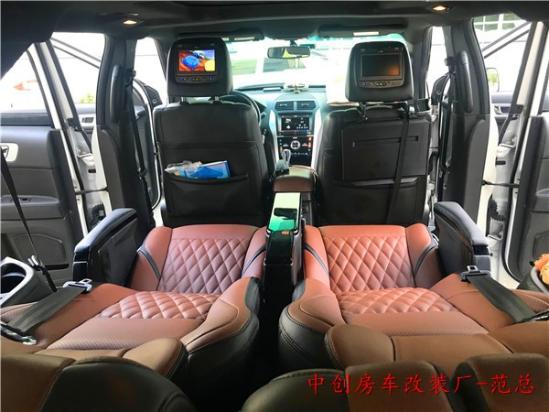福特探险者改装航空座椅装车图片/无损安装鉴赏
