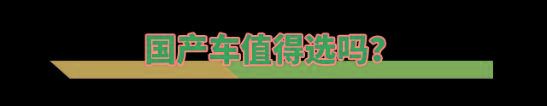 人生第一辆车，自主品牌与合资品牌该怎么选？