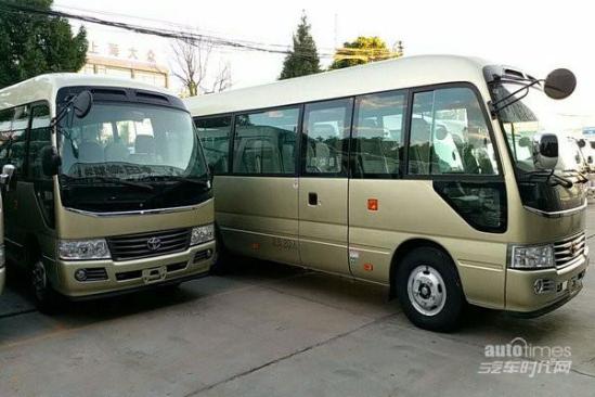 丰田考斯特12座 埃尔法座椅可旋转商务车价格