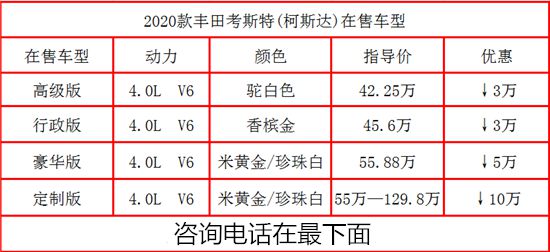 一汽丰田考斯特20款 12座考斯特价格行情