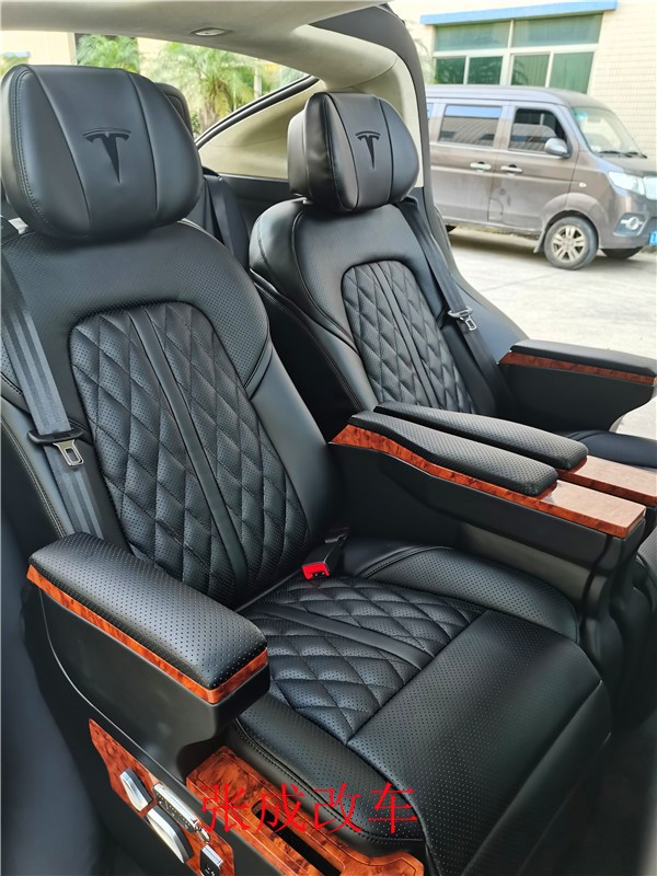 特斯拉modelx改装航空座椅案例改装航空座