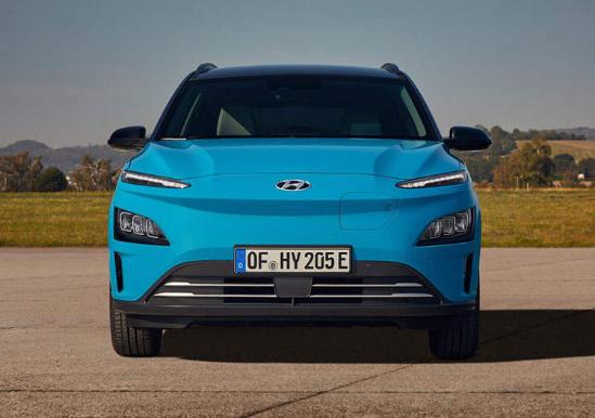 续航最高483公里/细节再优化，新款现代KONA EV官图发布