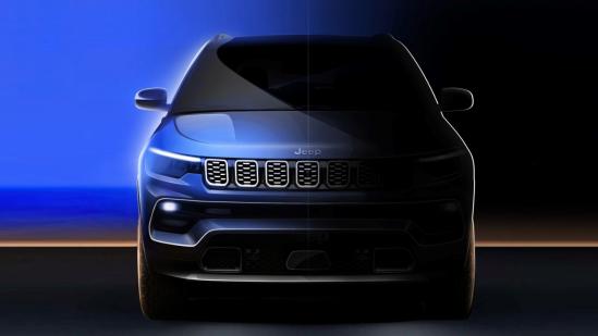 新款Jeep指南者预告图发布 广州车展首发亮相