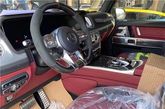 赣州新款G63哑光铂金灰红限量版首台现车