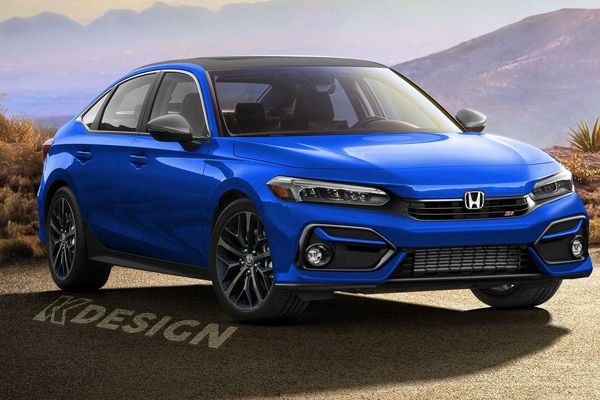 黑色车顶，经典尾翼，全新思域Si渲染图曝光