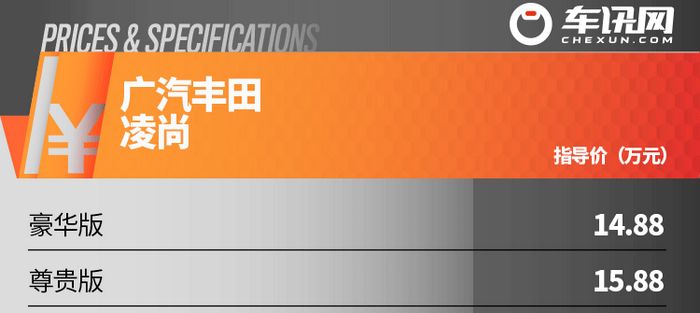 小凯美瑞来啦，广汽丰田凌尚正式上市，14.88万起