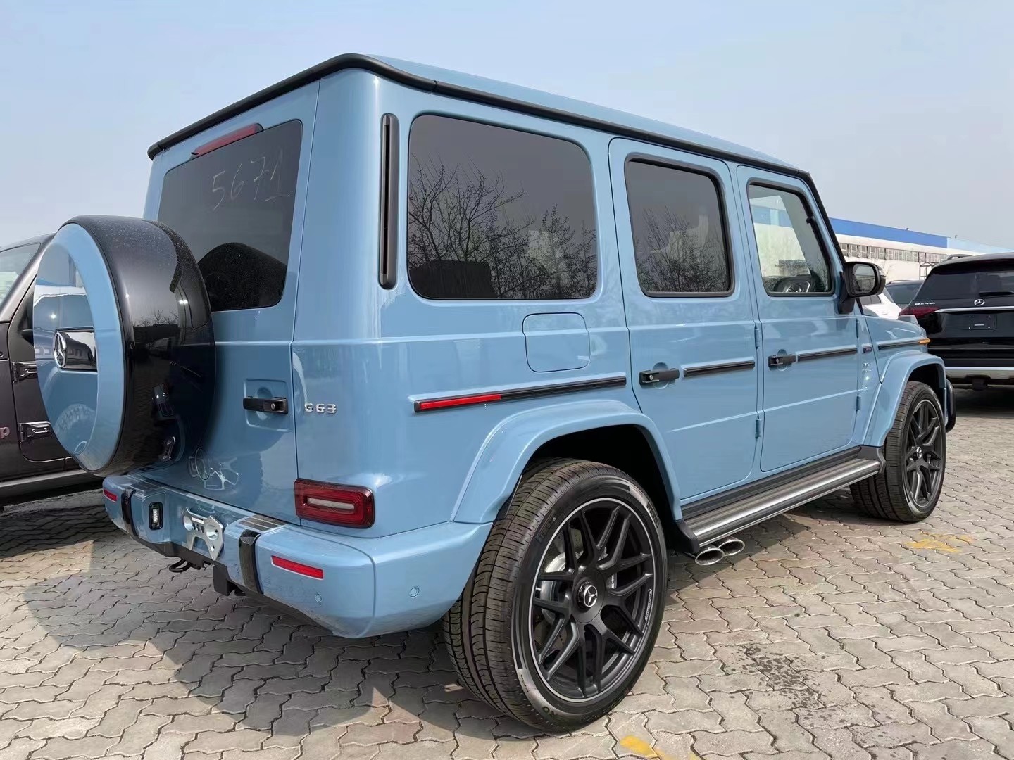 21款奔驰G63瓷器中国蓝限量版 国六现车