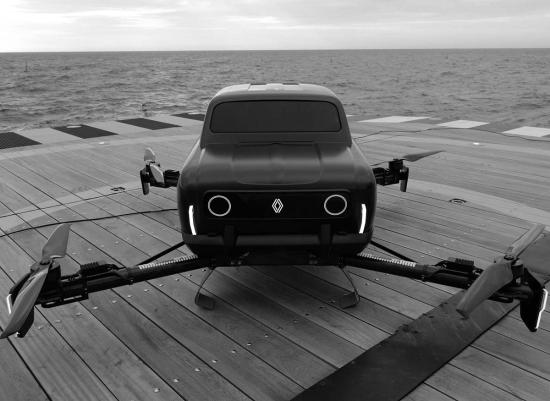 雷诺推出 Air4 UAM概念飞行器：飞机就是把轮子换成螺旋桨？