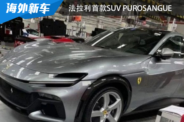 法拉利首款SUV Purosangue无伪谍照曝光