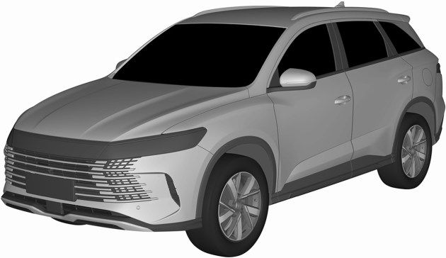 军舰系列首款SUV 比亚迪护卫舰07路试谍照曝光 