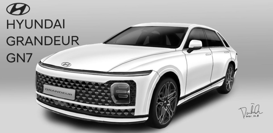 【韩系动向699】现代第8代雅尊即将发布，比奔驰E级更霸气！