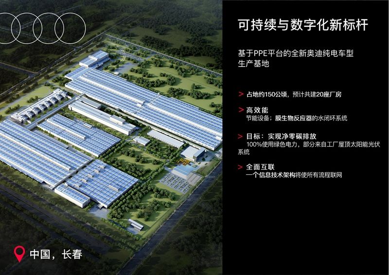 奥迪一汽新能源汽车有限公司正式奠基 工厂2024年底投产