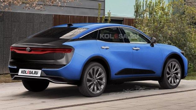 或将在7月15日全球首发 全新丰田皇冠轿跑SUV最新假想图 