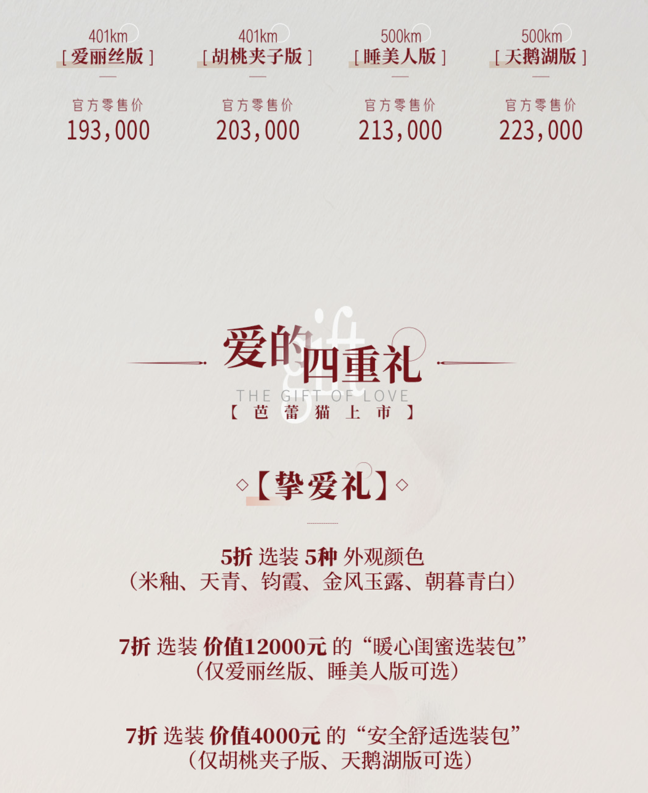 19.3万元起，欧拉芭蕾猫上市，你以为只有好看就行了？