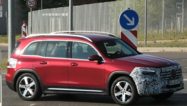 外观细节或将微调 新款奔驰GLB谍照曝光 