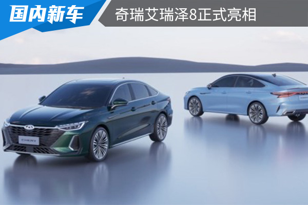 推出双前脸设计 奇瑞艾瑞泽8正式亮相  
